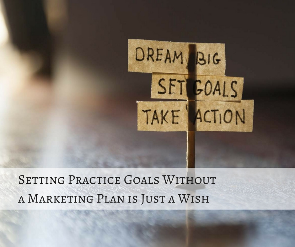 Setting Practice Goals Without a Marketing Plan is Just a Wish