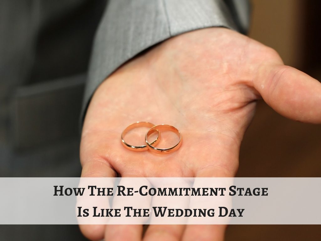 How The Patient Re-Commitment Stage Is Like The Wedding Day