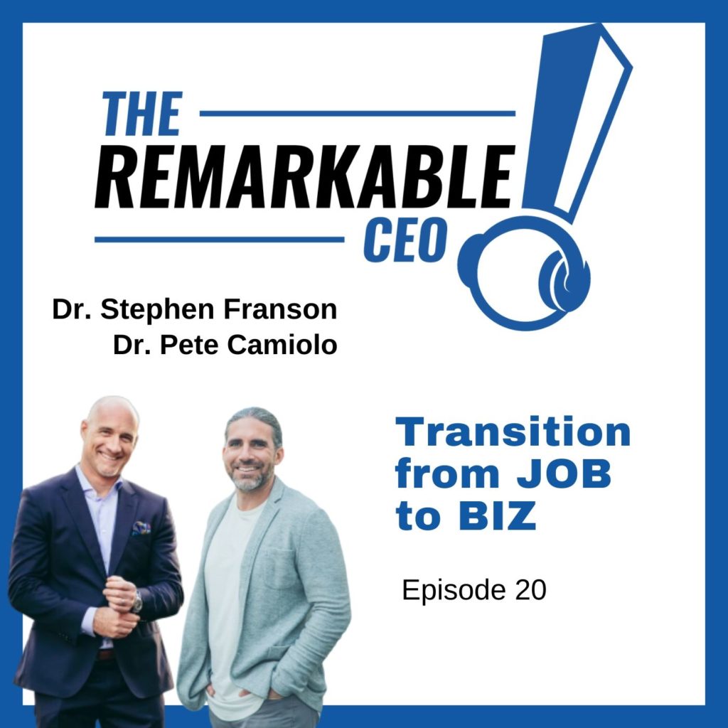 Episode 20 - Transitioning from JOB to BIZ