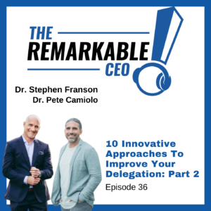 Episode 36 – 10 Innovative Approaches To Improve Your Delegation: Part 2