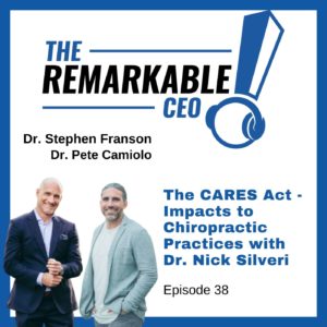 Episode 38 – The CARES Act - Impacts to Chiropractic Practices with Dr. Nick Silveri
