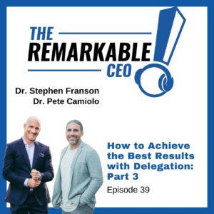 Episode 39 – How to Achieve the Best Results with Delegation: Part 3