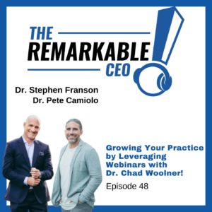 Episode 48 – Growing Your Practice by Leveraging Webinars with Dr. Chad Woolner