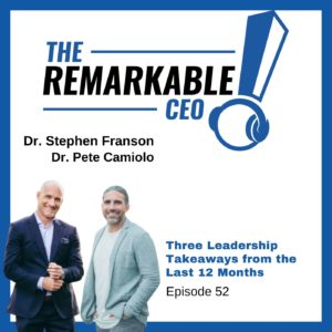 Episode 52 – Three Leadership Takeaways from the Last 12 Months