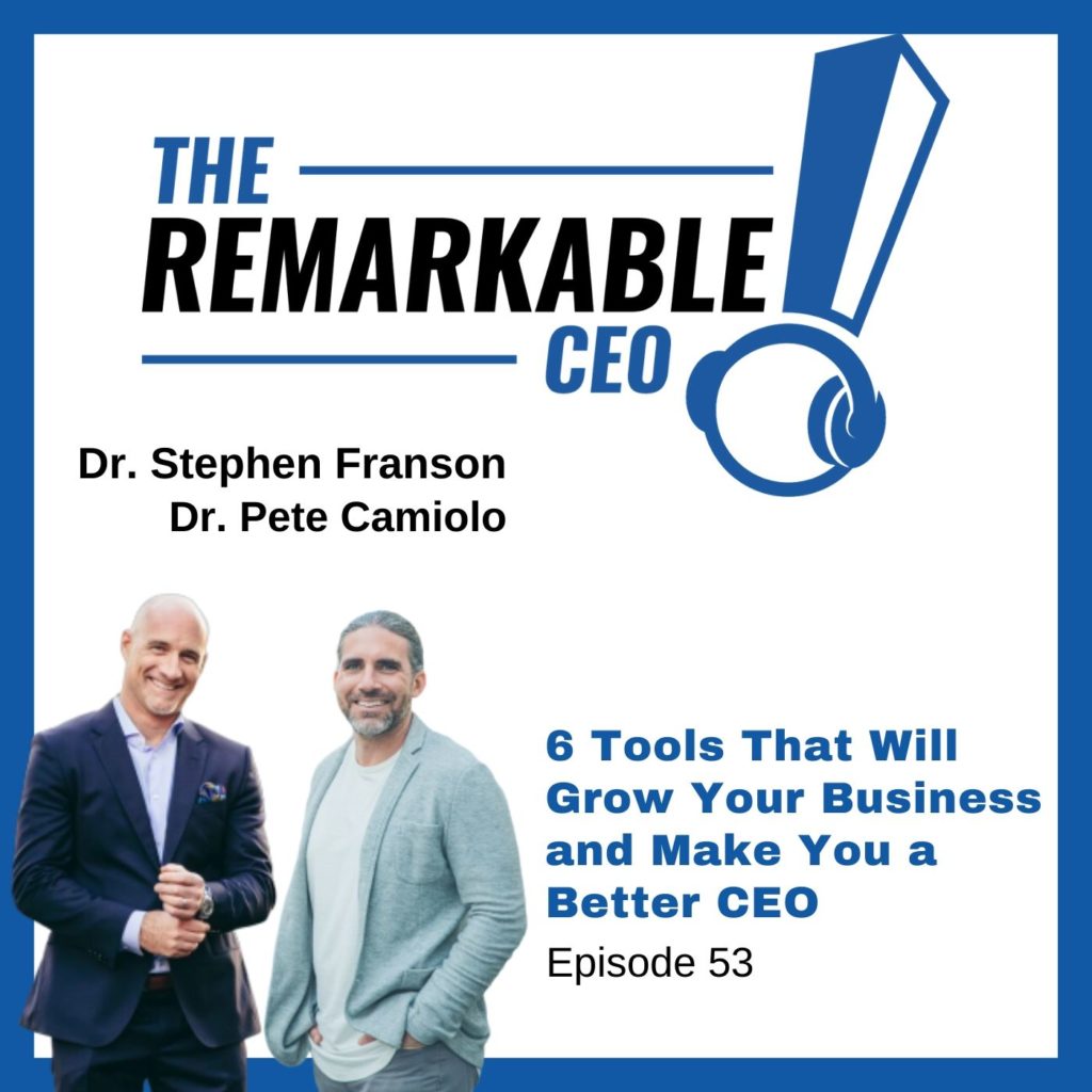 Episode 53 – 6 Tools That Will Grow Your Business and Make You a Better CEO