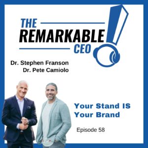 Episode 58 – Your Stand IS Your Brand with Dr. Patrick Gentempo