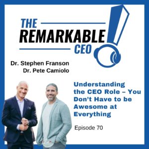 Episode 70 – Understanding the CEO Role – You Don’t Have to be Awesome at Everything