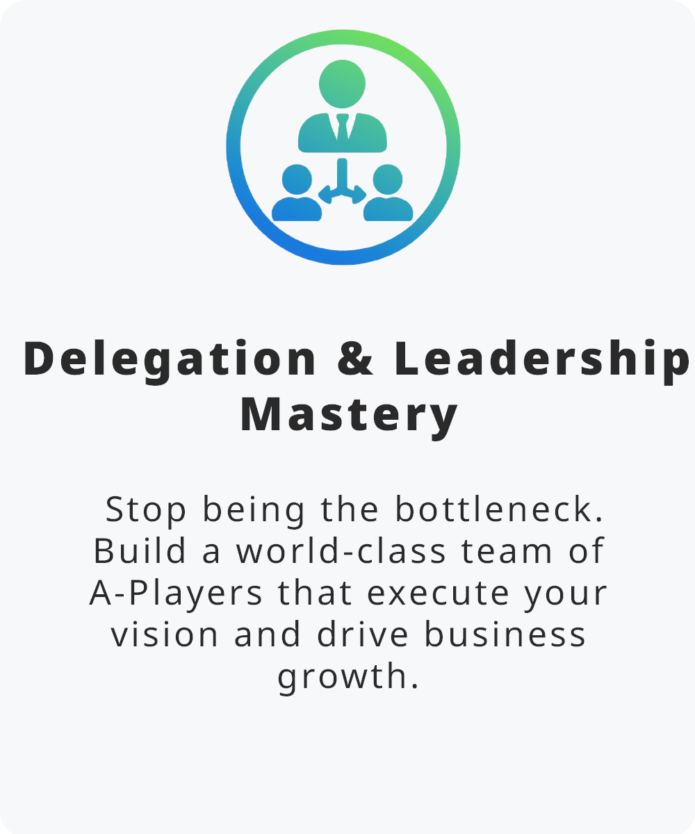 Topic Card - Delegation & Leadership